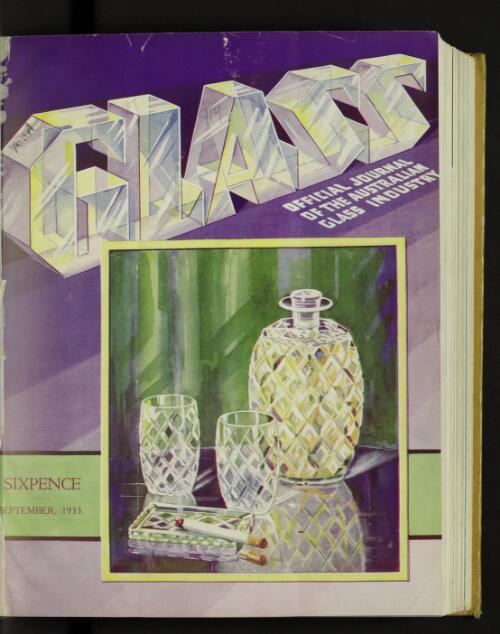 Glass : official journal of the Australian Glass Industry