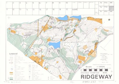 Ridgeway [cartographic material] : [Hobart, Tas.] / Orienteering Association of Tasmania ; cartography Peter Shaw