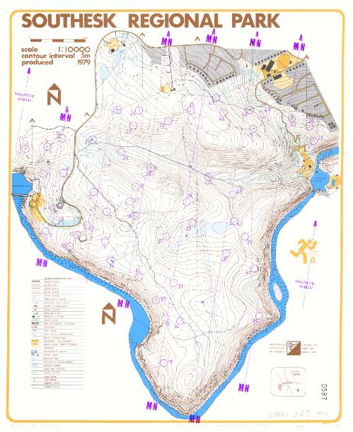 Southesk Regional Park [cartographic material] : [Trevallyn State Recreation Area, Launceston, Tas.] / Orienteering Association of Tasmania