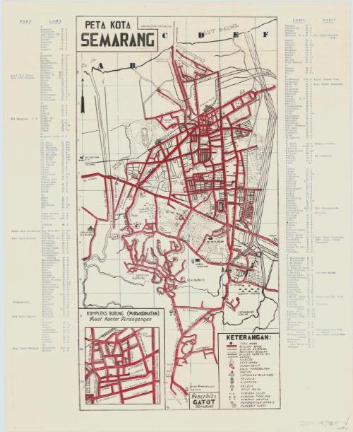 Peta kota Semarang / Gatot