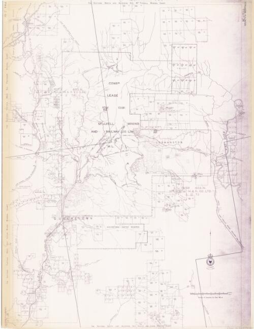 [Tasmania mineral chart series]. Mt. Lyell, County of Montagu [cartographic material] / Department of Mines Tasmania
