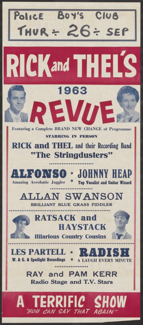 Rick and Thel's 1963 revue