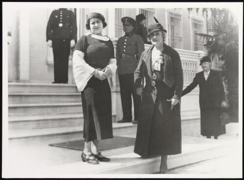 Bessie Rischbieth and Ruby Rich attending the 12th Congress of the International Woman Suffrage Alliance at the Palace of the Sultan's, Istanbul, Turkey, 1935