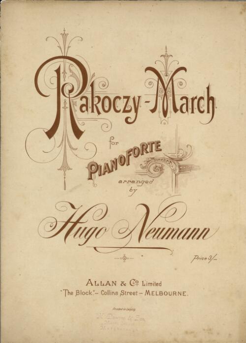 Rakoczy-march / arranged by Hugo Neumann