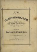 The British grenadiers : old tune 16th century / arranged by Hector R. Mclean, T.C.L