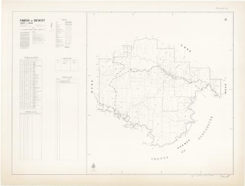 Parish of Dewitt, County of Hawes [cartographic material] : Land District, Gloucester, Shire, Gloucester, Pastures Protection District, Gloucester