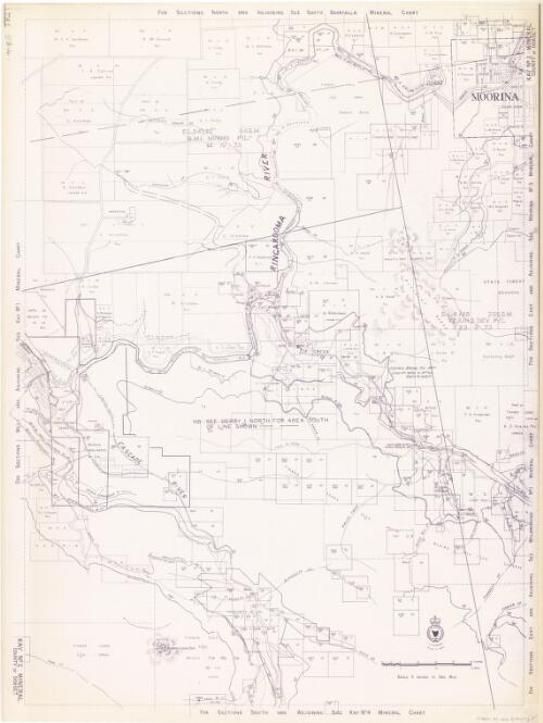 [Tasmania mineral chart series]. Kay no. 2 mineral, County of Dorset [cartographic material] / Department of Mines Tasmania