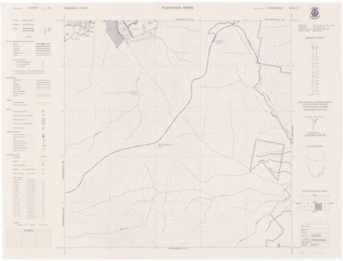 Tasmania 1:10 000 plantation series. 5443-7, Springfield [cartographic material] / Forestry Commission Tasmania
