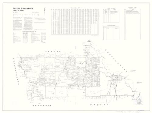 Parish of Wamboin, County of Murray [cartographic material] : Land District, Queanbeyan, Shire, Yarrowlumla, Pastures Protection District, Braidwood