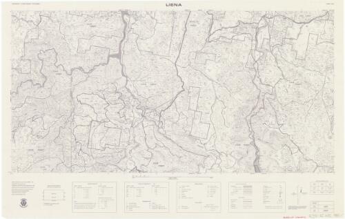 Tasmania 1:25 000 forest type series. 4239, Liena [cartographic material] / Forestry Commission of Tasmania