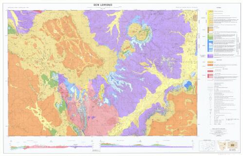 Geological atlas 1:50 000 series. Sheet 8414N (48), Ben Lomond [cartographic material] / Geological Survey of Tasmania, Dept. of Mines ; geology by C.R. Calver ... [et al.]