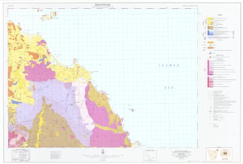 Geological atlas 1:50 000 series. Sheet 8516S (25), Eddystone [cartographic material] / Geological Survey of Tasmania, Dept. of Mines ; geology by P.W. Baillie with acknowledgements to D.J. Jennings ... [et al.]