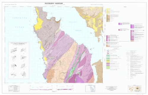 Geological atlas 1:50 000 series. Sheet 7913S (64), Macquarie Harbour [cartographic material] / Geological Survey of Tasmania, Dept. of Mines ; geology by M.P. McClenaghan, R.H. Findlay