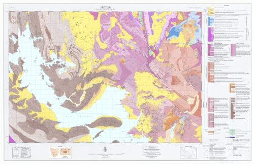 Geological atlas 1:50 000 series. Sheet 8112S (80), Pedder [cartographic material] / Geological Survey of Tasmania, Dept. of Mines ; geology by N.J. Turner ... [et al.]