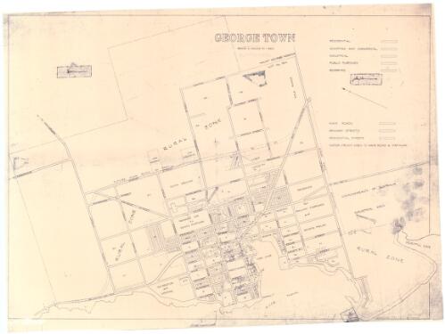 George Town [cartographic material] / compiled and produced in the office of the Commissioner for Town and Country Planning