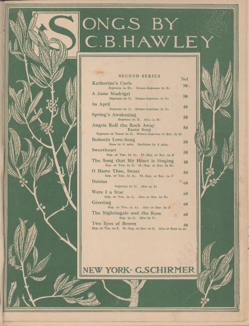 Daisies / Frank Dempster Sherman ; C. B. Hawley
