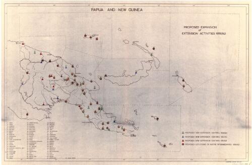 Papua and New Guinea : proposed expansion of extension activities 1959/62