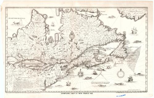 Champlain's map of New France 1632