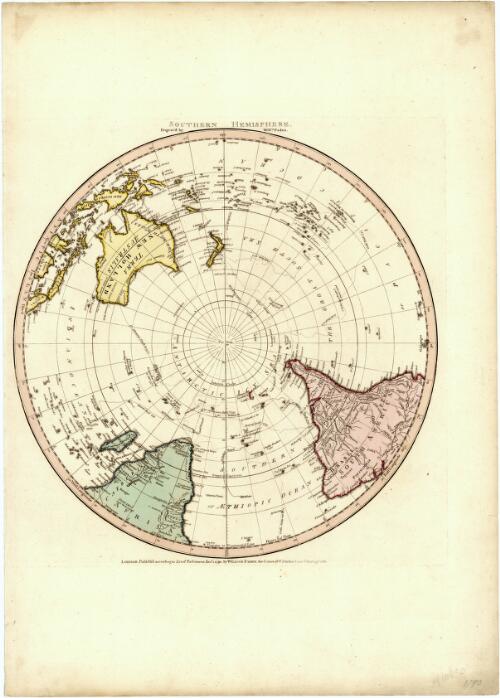 Southern hemisphere [cartographic material] / engrav'd by Will'm Faden
