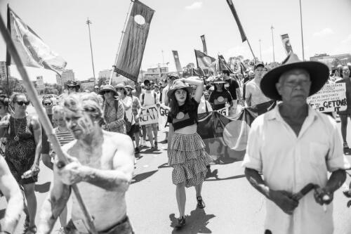 Day of mourning march, Canberra, 26 January 2018 / Sean Davey