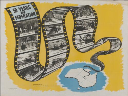 50 years of Federation : a Commonwealth Jubilee poster