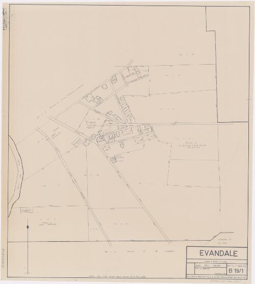 Evandale / the offfice of the Commissioner for Town & Country Planning, Hobart, 1961