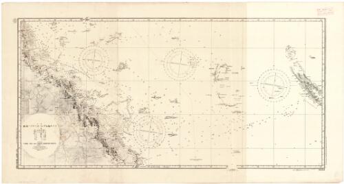Gōshū Koraru-kai oyobi Grēto Bariā shoshō. Dai 2 [cartographic material] = Australia, Coral Sea and Great Barrier Reefs. Sheet 2