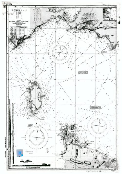 Australia, western part of Bass Strait [cartographic material] : from the British chart 1921