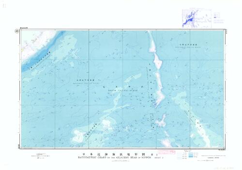 Nihon kinkai kaitei chikei zu = Bathymetric chart of the adjacent seas of Nippon / Kaijō Hoanchō Suirobu