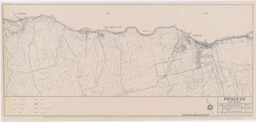 Penguin and district / production: compiled and produced in the office of the Commissioner for Town and Country Planning, Hobart, 1966 ; compiled and drawn I. Bailey