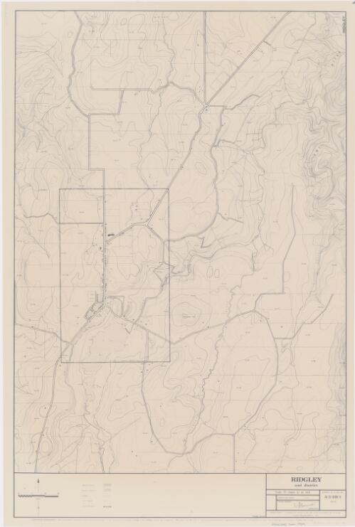 Ridgley and district / compiled and drawn: M. Giblin ; compiled and produced in the Office of the Commission for Town and Country Planing