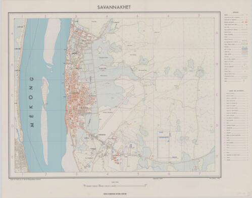 Savannakhet [cartographic material] / dresse et publie par le Service Geographique National