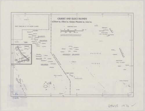 Gilbert and Ellice Islands (Gilbert Is.; Ellice Is.; Ocean; Phoenix Is.; Line Is.) [cartographic material]