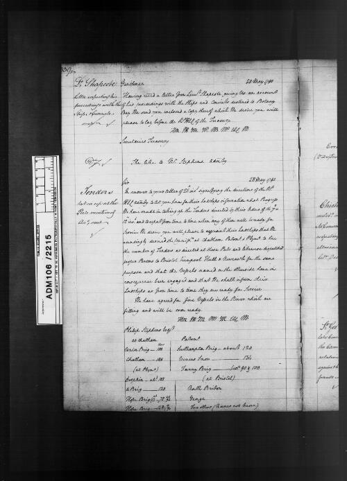 Records of the Navy Board (as filmed by the AJCP), 1764-1832
