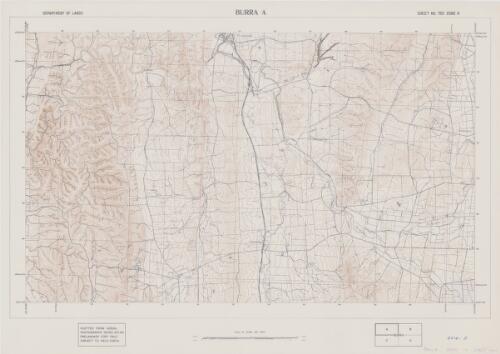 Burra [cartographic material] / Department of Lands