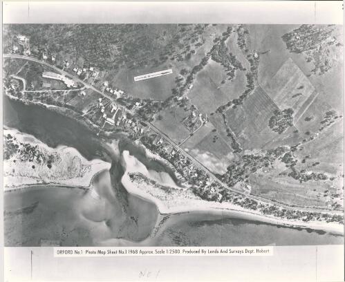 Orford no. 1 photo map [cartographic material] / produced by Lands and Surveys Department, Hobart