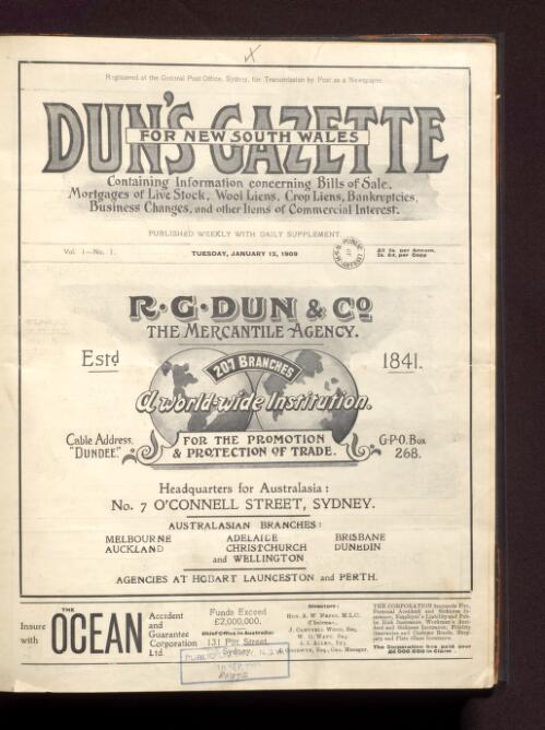 Dun's gazette for New South Wales
