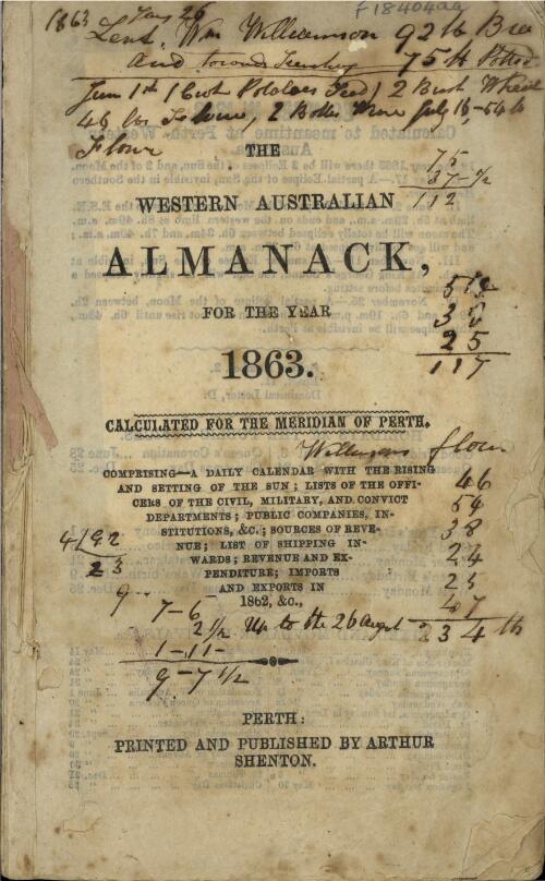 Western Australian almanack