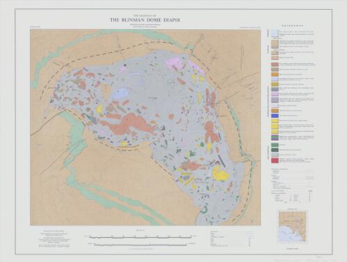 Geological atlas special series : [South Australia]. The geology of the Blinman Dome Diapir / Geological Survey of South Australia, Department of Mines, Adelaide