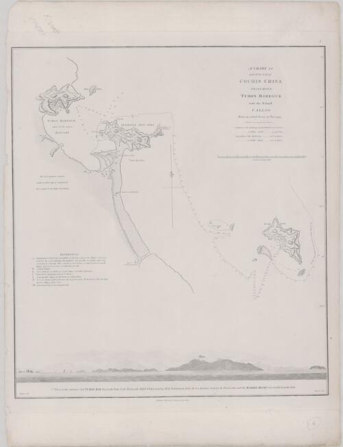 A chart of part of the coast of Cochin-China including Turon Harbour and the island Callao from an actual survey in June 1793 / by H.W. Parish of the Royal Artillery and J. Barrow