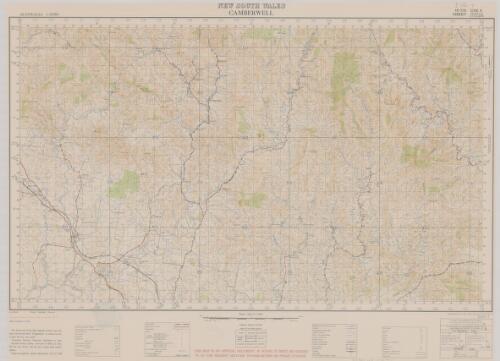 Camberwell, New South Wales [cartographic material] / Reproduced by 2/1 Aust. Field Survy Coy. R.A.E. Aug 42