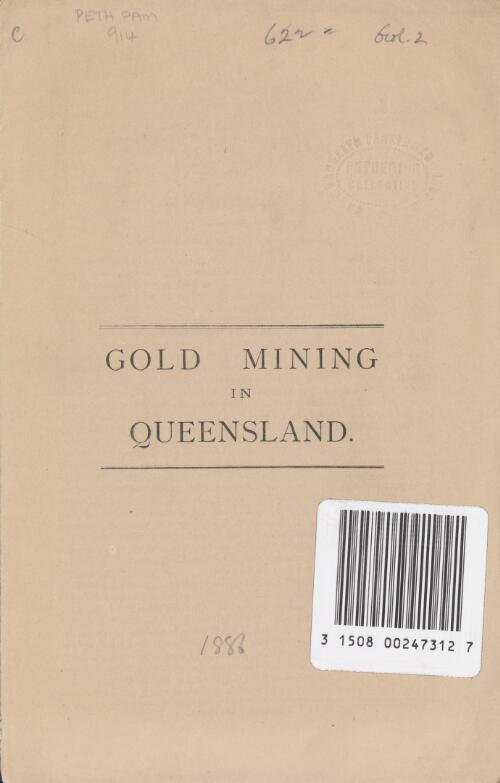 Gold mining in Queensland