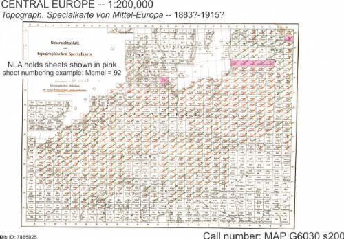Topograph. Special-Karte von Mittel-Europa / Herausgegeben von der Kartographischen Abtheilung der Königl