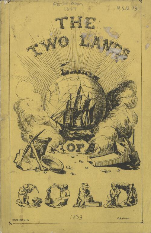 A descriptive hand-book to "The two lands of gold", or, The Australian and Californian directory for 1853, profusely illustrated / by Harry Lee Carter
