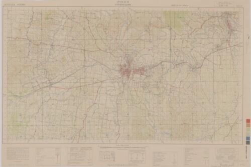 Ipswich, Queensland / reproduced by LHQ Cartographic Coy, Aust Survey Corps, Jun '45
