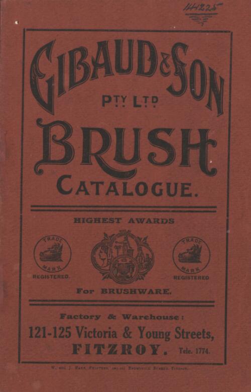 [Household supplies industry : trade catalogues ephemera collected by the National Library of Australia]