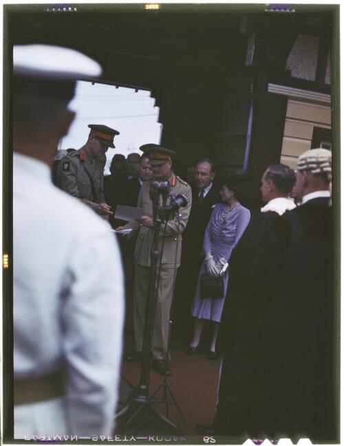 Duke and Duchess of Gloucester in Canberra and Sydney, 1945