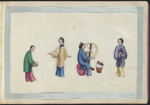 [Zhongguo gu dai si chou zhi zuo tu ji. Sao si = Album of Chinese silk production. Spinning the individual strands]