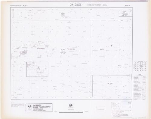 Interim land tenure map. 8319-00, Oh (Giles), unincorporated area [cartographic material] / prepared under the direction of the Surveyor General