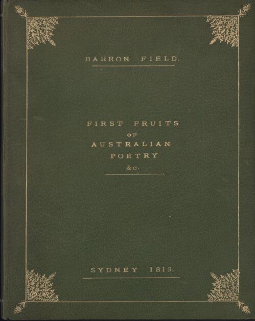 First fruits of Australian poetry
